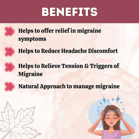 Herbal Hills Migrahills Migraine Support Tablets