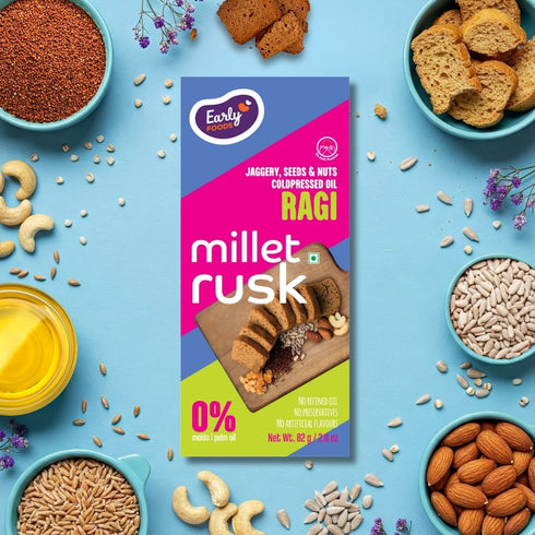 Early Foods Chota Pack Ragi Millet Rusk