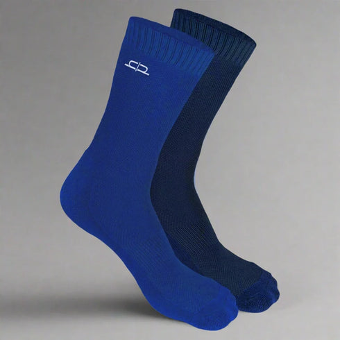 Heelium Bamboo Men Crew Socks (Solids) - 2 Pairs