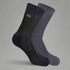 Heelium Bamboo Men Crew Socks (Solids) - 2 Pairs