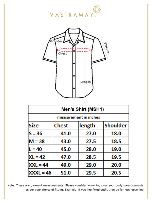 Vastramay Men's Beige And Black Knitted Shirt