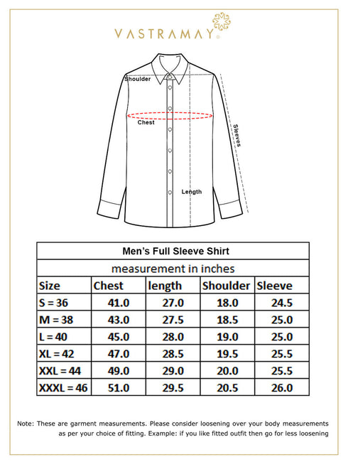 Vastramay Men's Green Rayon Embellished Shirt
