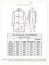 Vastramay Men's Plus Size Black Sherwani Set