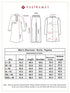 Vastramay Men's Grey Jaccard Sherwani With Cream Kurta Pant Set