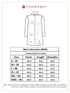 Vastramay Men's Black Cotton Blend Sherwani Only Top