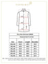 Vastramay Men's Plus Size Black Sherwani Only Top