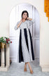 Miravan Womens Cotton White Bird Print Anarkali Kurta