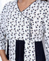 Miravan Womens Cotton White Bird Print Anarkali Kurta