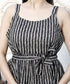 Miravan Womens Pure Cotton Casual Sleeveless Printed Black Color Peplum Top