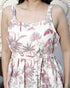 Miravan Womens Pure Cotton Light Pink Bird And Printed Sleeveless Casual Top