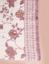Miravan WomenS Plus Size Pink Floral Print Anarkali Kurta With Palazzo and Dupatta Set