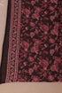 Miravan Womens Plus Size Stunning Maroon Bell Sleeve Floral Printed Anarkali Kurta Dupatta