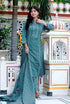 Miravan Womens Cotton Straight Style Blue Kurta With Palazzo And Dupatta