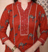 Miravan Womens pure cotton Animal Printed Straight Kurta with Palazzo and Dupatta Set