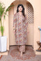 Miravan Womens Pure Cotton Straight Floral printed Kurta with Palazzo Multicolor