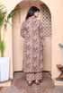 Miravan Womens Pure Cotton Straight Floral printed Kurta with Palazzo Multicolor