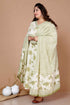 Miravan WomenS Plus Size Green Printed Anarkali Kurta With Palazzo And Dupatta