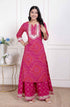 Miravan Womens Embellished ethnic cotton Kurta with palazzo