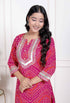 Miravan Womens Embellished ethnic cotton Kurta with palazzo