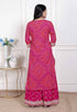 Miravan Womens Embellished ethnic cotton Kurta with palazzo