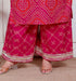 Miravan Plus Size Womens Embellished ethnic cotton Kurta with palazzo