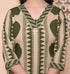 Miravan Womens Polka Dot Printed V Neck Kurta with Palazzo and Dupatta Set