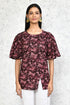 Miravan Womens Cotton Floral Print Straight Kurti
