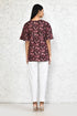 Miravan Womens Cotton Floral Print Straight Kurti