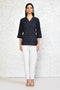 Miravan Womens Blue Printed Indigo Tunic