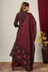 Miravan Womens Pure Cotton Printed Straight Kurta And Sharara With Dupatta Set