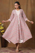 Miravan Womens Cotton Floral Printed Anarkali Kurta With Jacket