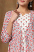 Miravan Womens Cotton Floral Printed Anarkali Kurta With Jacket