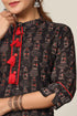 Miravan Womens Pure Cotton Printed Straight Kurta And Skirt