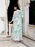 Miravan Womens Light Green Cotton Gotapatti And Lace Border Birds And Leaf Anarkali Kurta