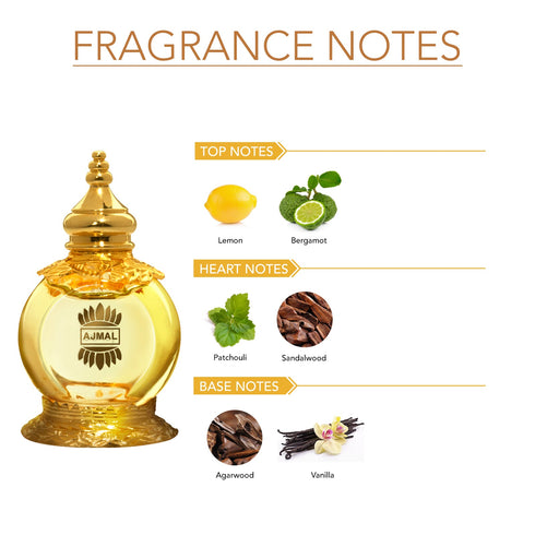 Ajmal Perfumes India MUKHALLAT ALWAFA Non-Alcoholic Attar Unisex