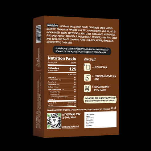 Simplify Foods Mushroom & Black Garlic Chutney