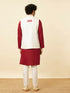 Manyavar Bright White Iron Man Inspired Jacket
