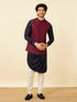 Manyavar Aurora Red Captain America Jacket