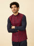 Manyavar Aurora Red Captain America Jacket
