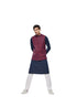 Manyavar Aurora Red Captain America Jacket
