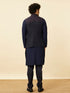 Manyavar Twilight Blue All Avengers Jacket