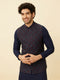 Manyavar Twilight Blue All Avengers Jacket
