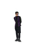 Manyavar Ebony Black Black Panther Kurta Jacket Set