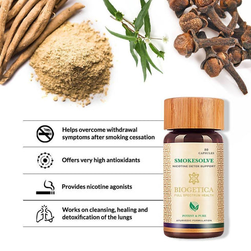 Biogetica Smokesolve |Lungs Care- Antioxidant