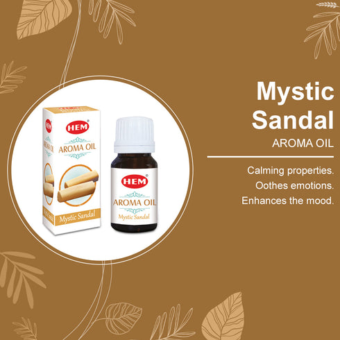 HEM Mystic Sandal Aroma Oil (10 ml)