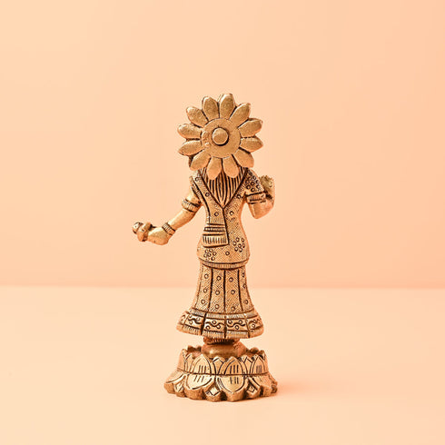 Samskara Home Madhavi radha brass idol