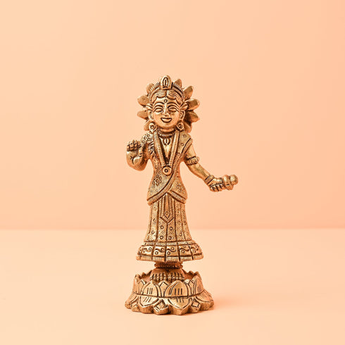 Samskara Home Madhavi radha brass idol