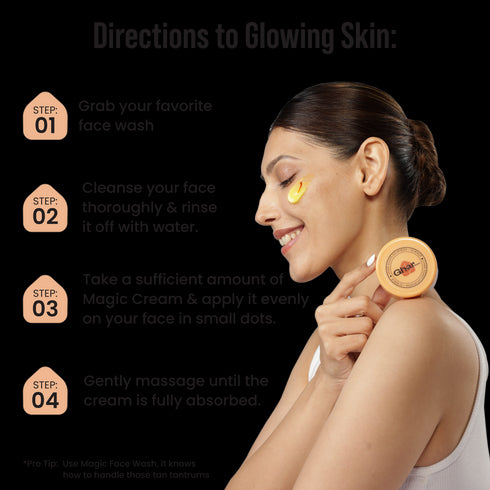 Ghar Soap Magic Cream With Saffron | Niacinamide For De-Tan | Skin Brightening