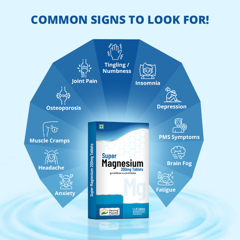 Healing Pharma Super Magnesium 200mg Tablets
