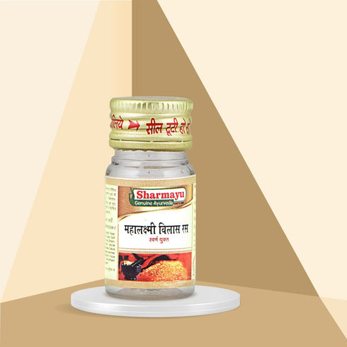 Sharmayu Ayurveda Mahalaxmi Vilas Ras (Swarna Yukt) Tablets